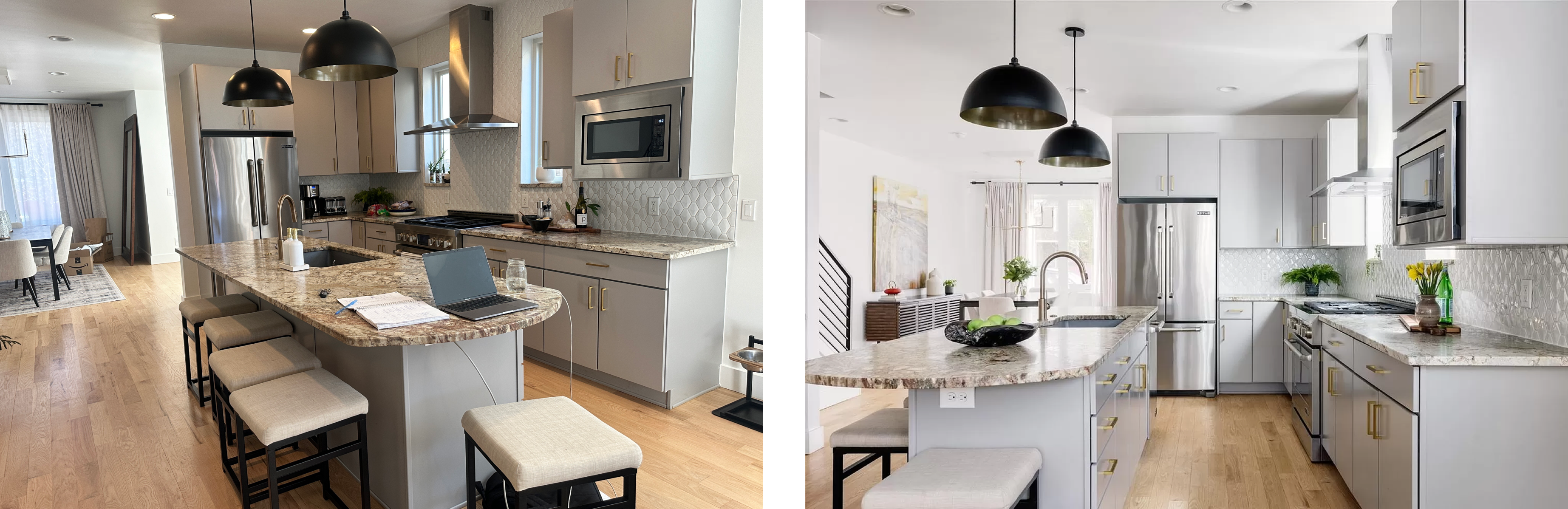 9 Wash St Kitchen 2 Before & After