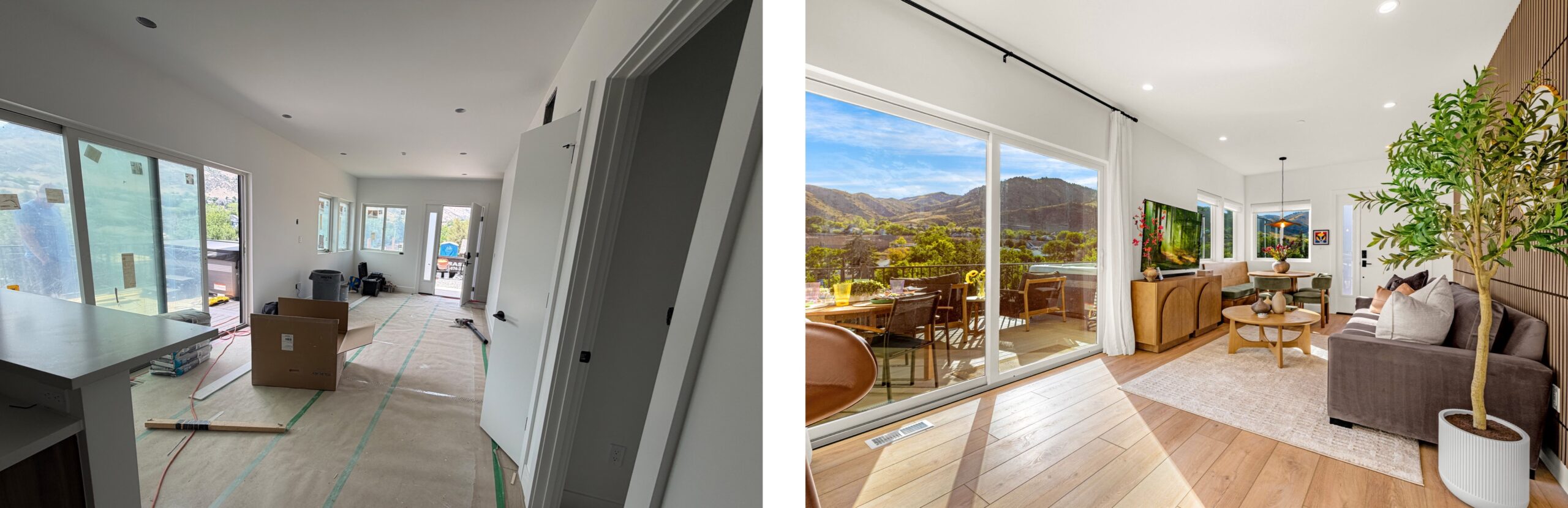 1 Golden Before & After Living Room