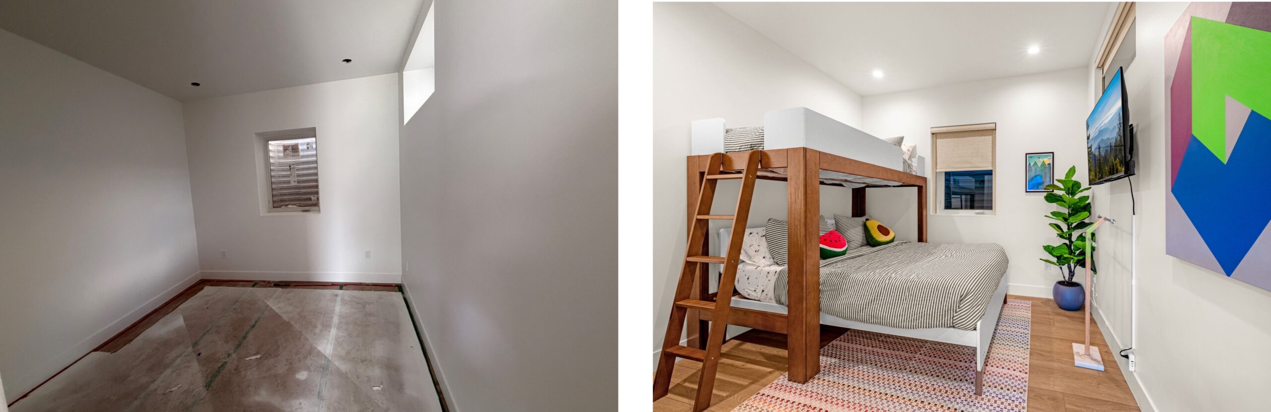 4 Golden Before & After Bunk Bed